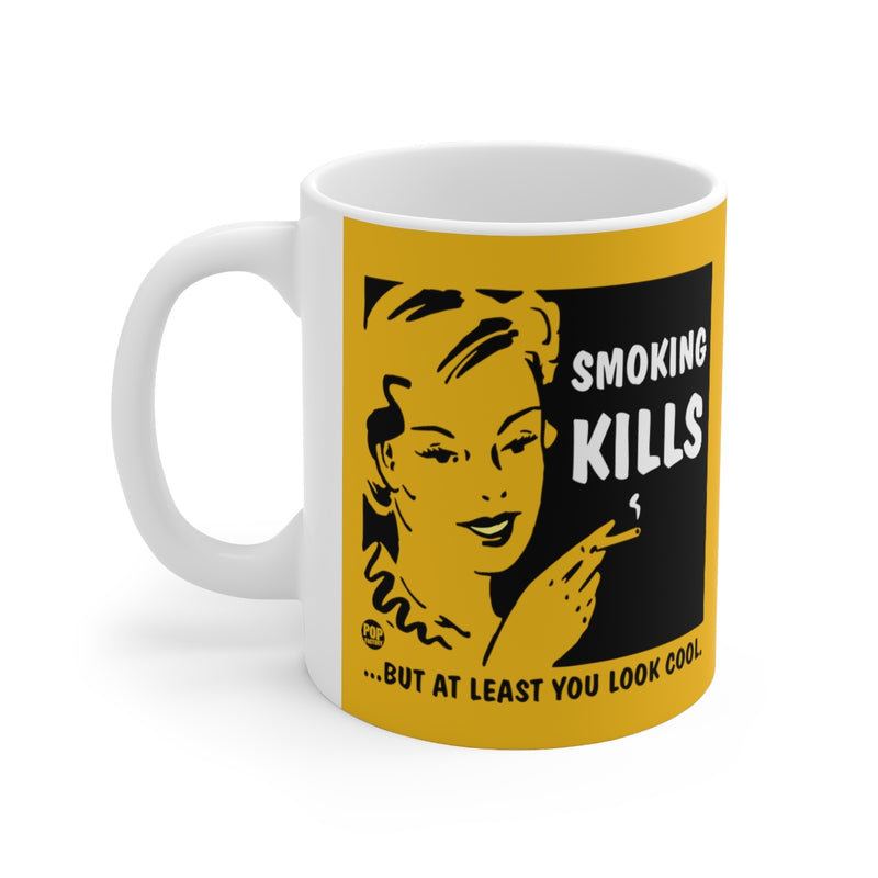 Load image into Gallery viewer, Smoking Kills Look Cool Mug
