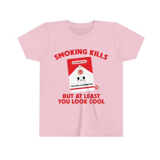 Smoking Kills Cigarettes Youth Short Sleeve Tee