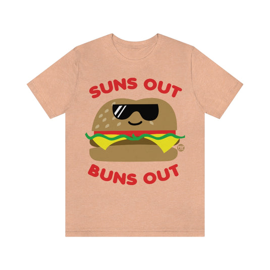 Suns Out Buns Out Burger Unisex Tee