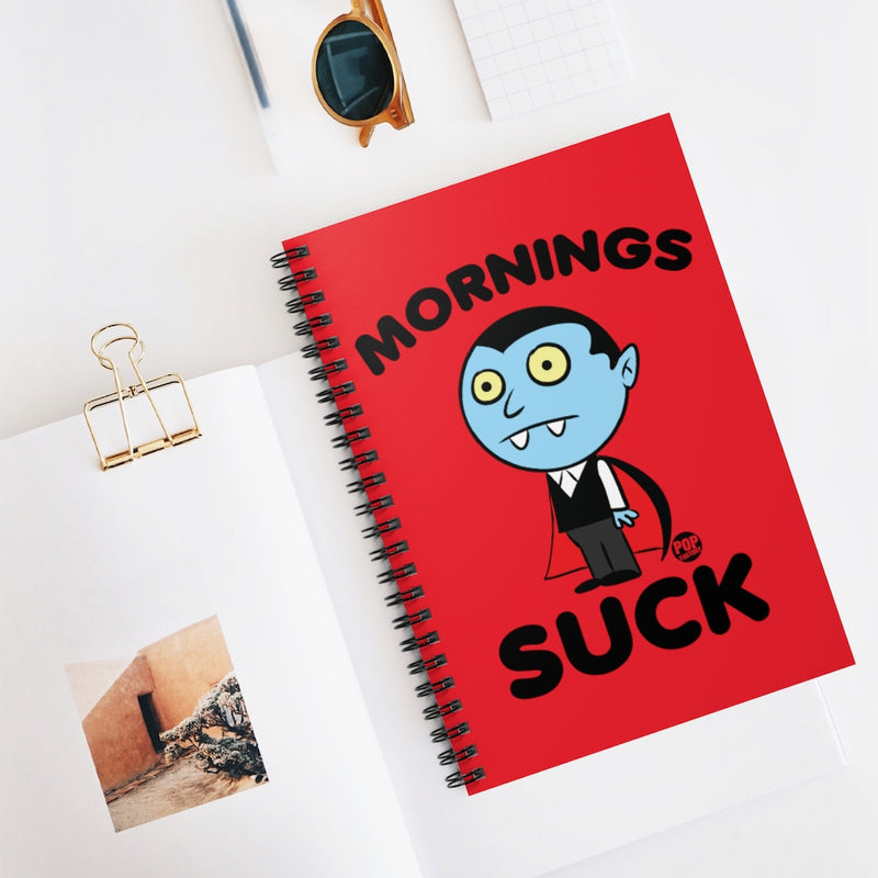 Load image into Gallery viewer, Morning Suck Dracula Notebook
