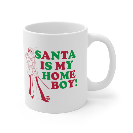 Santa Is My Home Boy Mug