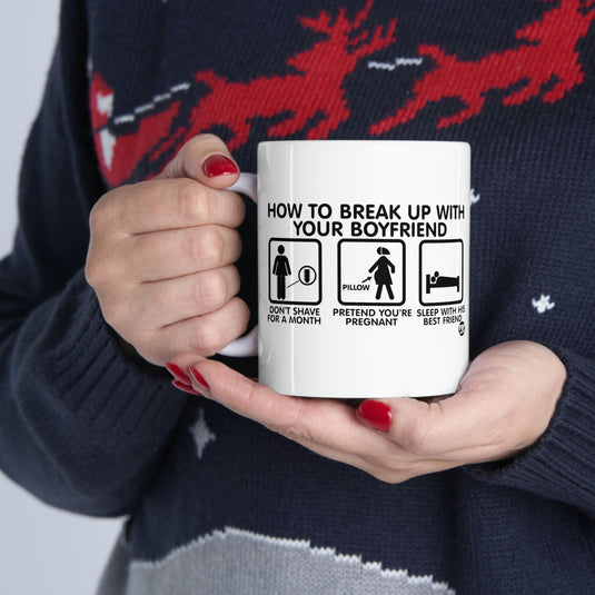How To Break Up With Boyfriend Mug