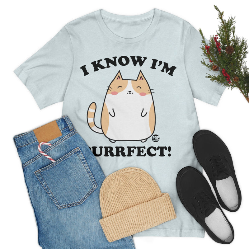 Load image into Gallery viewer, I Know I&#39;m Purrfect Unisex Tee
