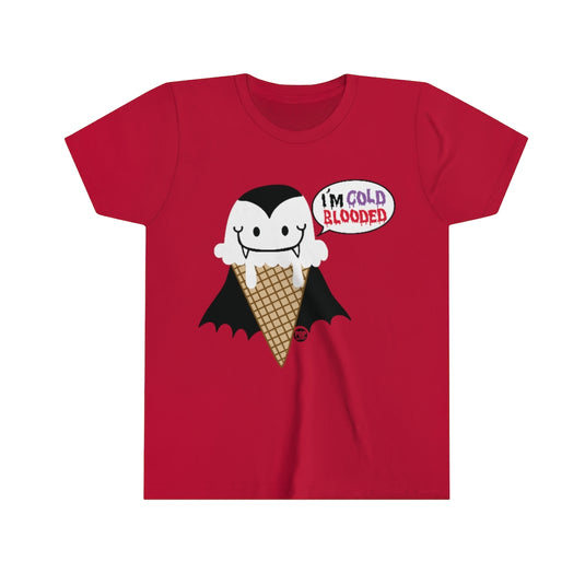 I'm Cold Blooded Ice Cream Youth Short Sleeve Tee