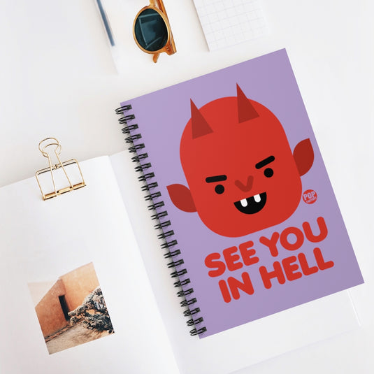 See You In Hell Devil Notebook