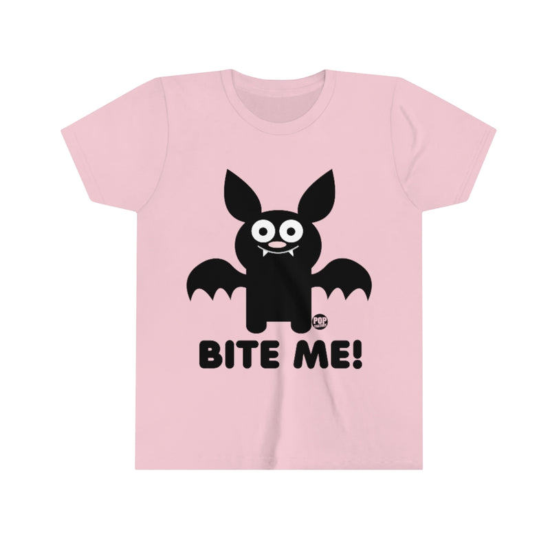 Load image into Gallery viewer, Bite Me Bat Youth Short Sleeve Tee
