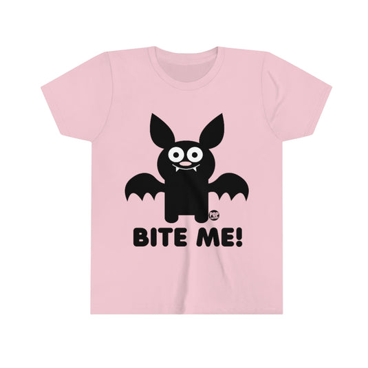 Bite Me Bat Youth Short Sleeve Tee