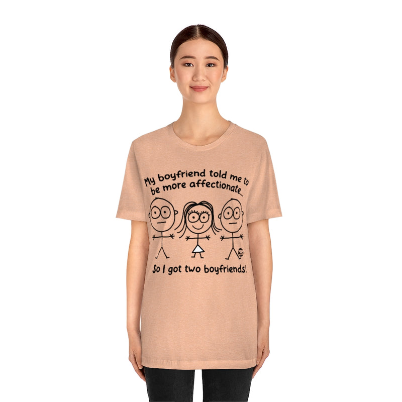 Load image into Gallery viewer, Two Boyfriends Girl Unisex Tee
