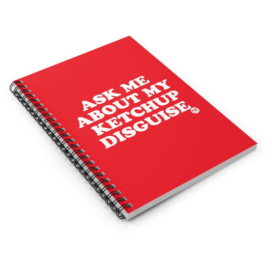 Ketchup Disguise Notebook