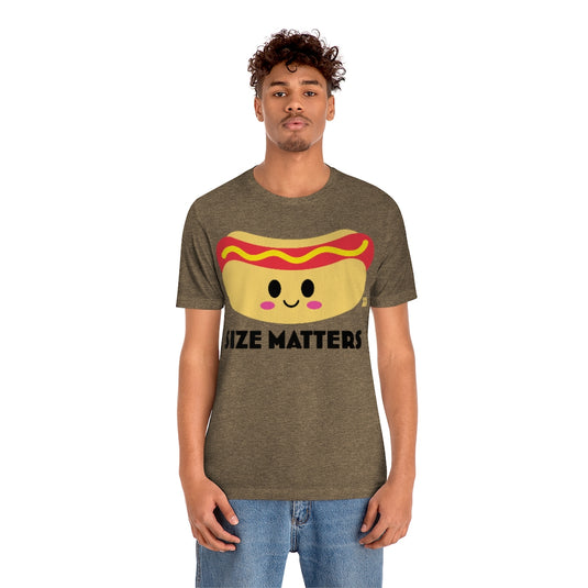 Size Matters Hot Dog Unisex Tee