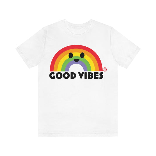 Good Vibes Rainbow Unisex Tee