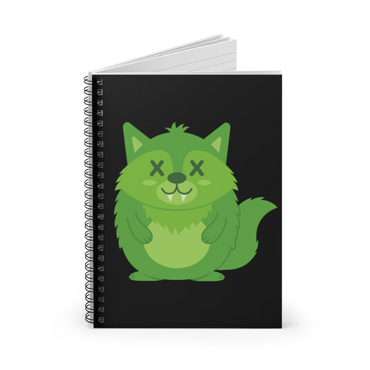 Deadimals Wolf Notebook