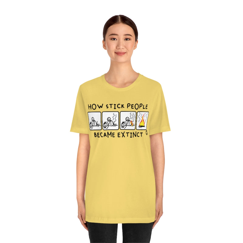 Load image into Gallery viewer, Stick People Extinct Unisex Tee
