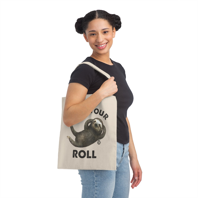 Load image into Gallery viewer, Slow Your Roll Sloth Tote
