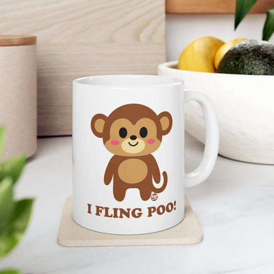 I Fling Poo Monkey Mug