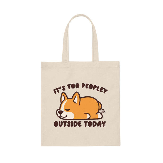Too Peopley Outside Dog Tote