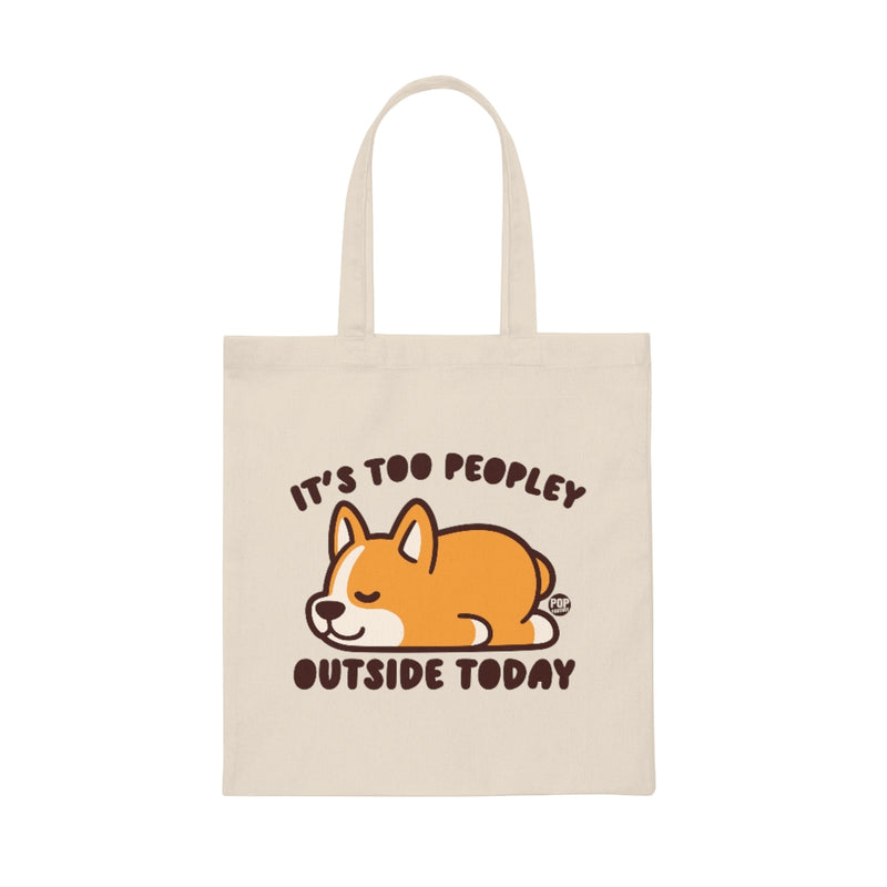 Load image into Gallery viewer, Too Peopley Outside Dog Tote
