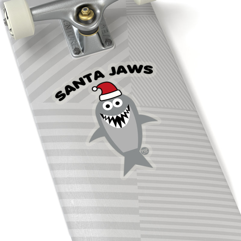 Load image into Gallery viewer, Santa Jaws Shark Sticker
