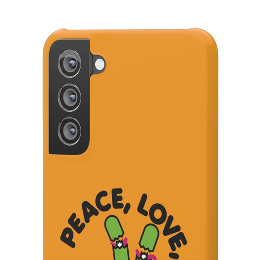 Peace Love Zombies Phone Case