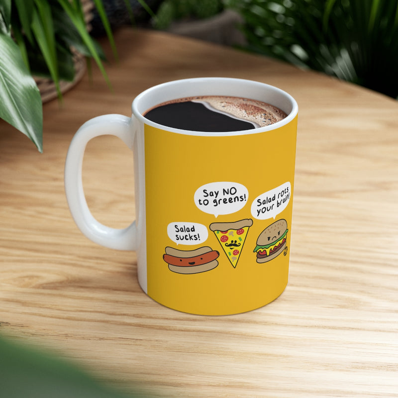 Load image into Gallery viewer, Salad Rots Your Brains Mug
