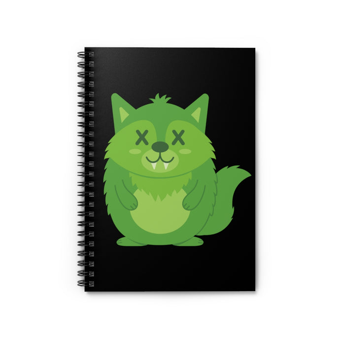 Deadimals Wolf Notebook