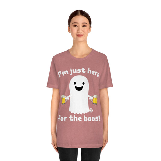 Here For Boos Ghost Unisex Tee