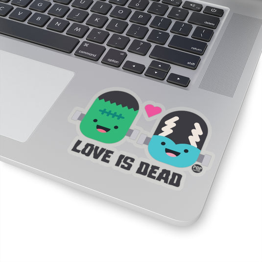 Love Is Dead Frankenstein Sticker