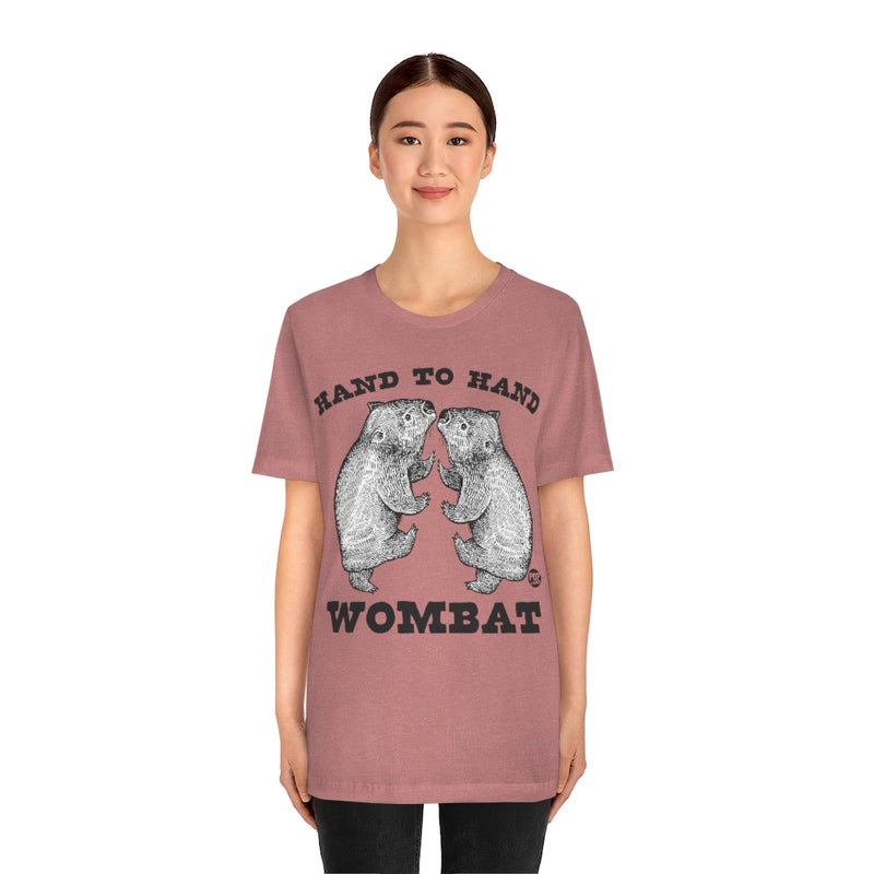 Load image into Gallery viewer, Hand To Hand Wombat Unisex Tee
