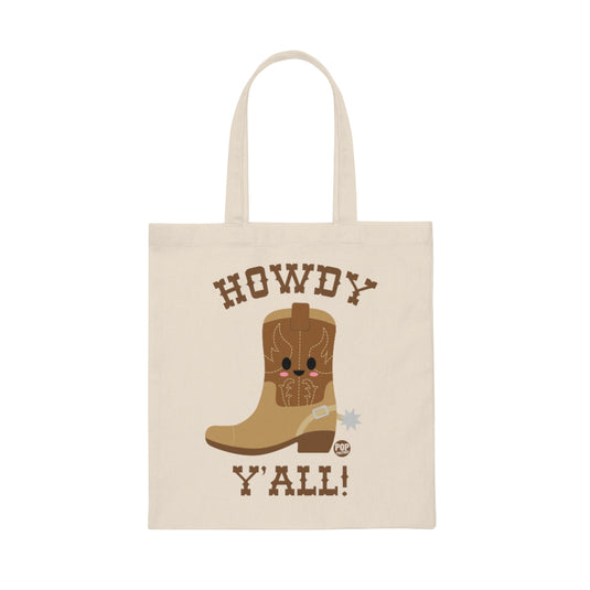 Howdy Y'All Boot Tote
