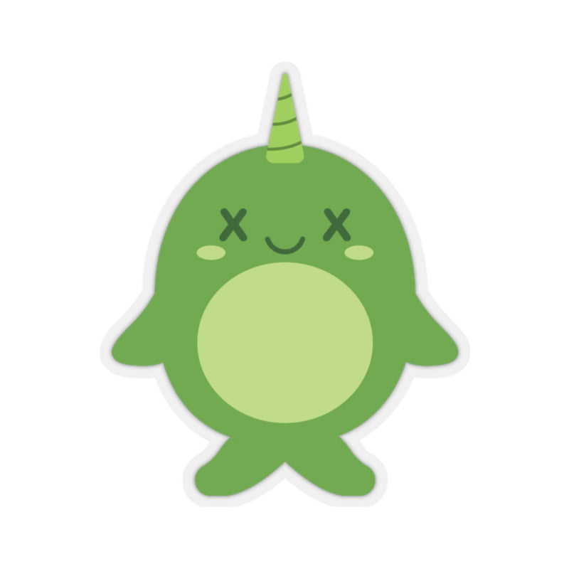 Load image into Gallery viewer, Deadimals Narwhal Sticker
