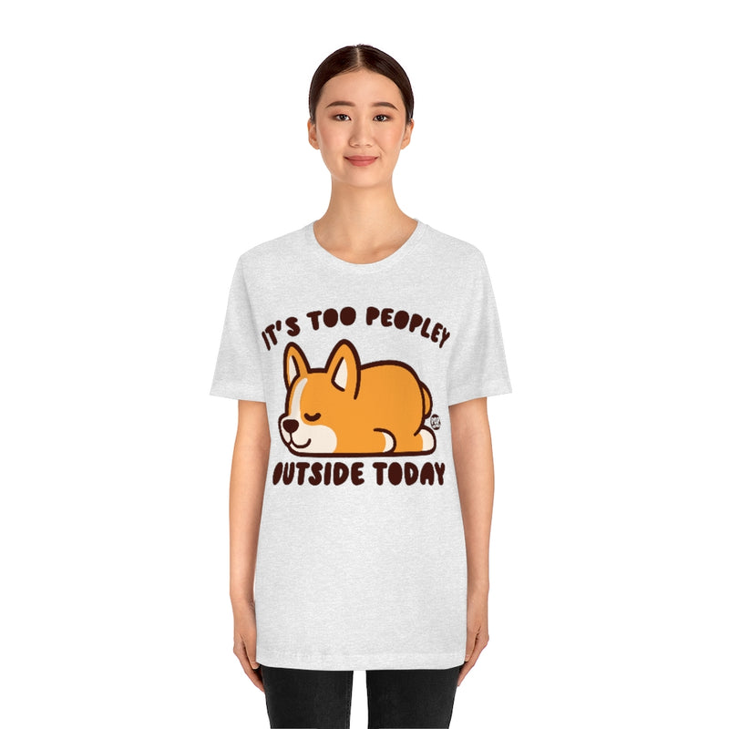 Load image into Gallery viewer, Too Peopley Outside Dog Unisex Tee
