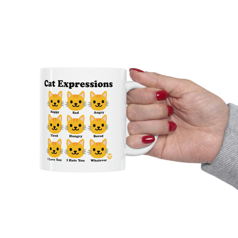 Load image into Gallery viewer, Cat Expressions Mug
