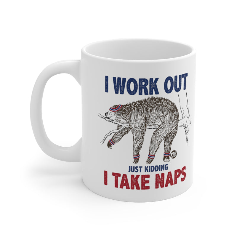 Load image into Gallery viewer, I Work Out Sloth Mug
