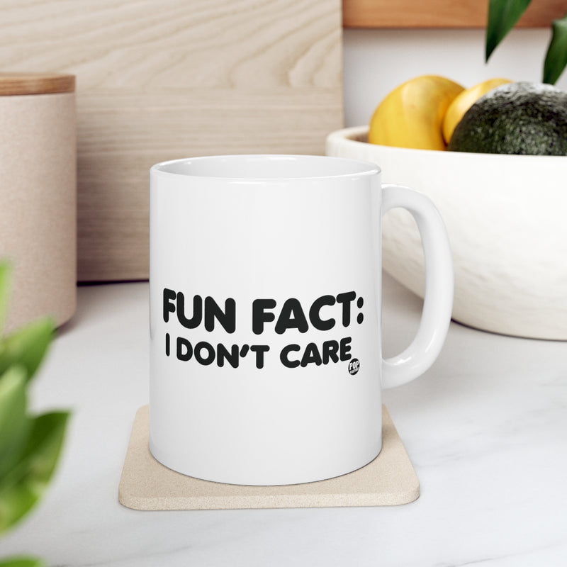 Load image into Gallery viewer, Fun Fact Don&#39;t Care Mug
