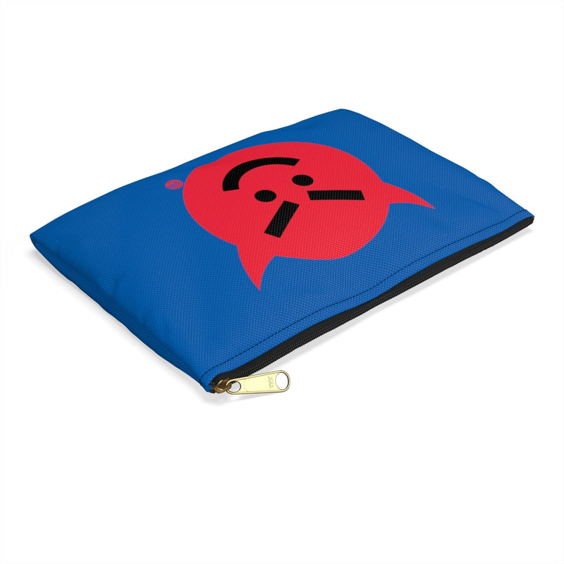 Load image into Gallery viewer, Devil Smiley Face Zip Pouch
