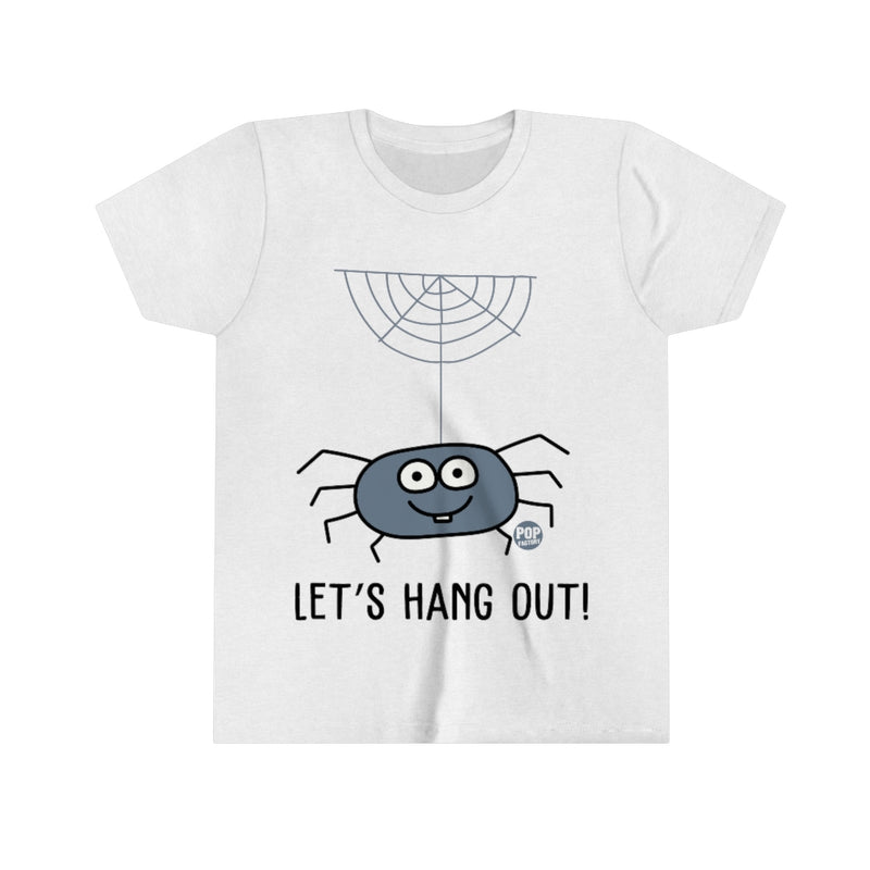 Load image into Gallery viewer, Let&#39;s Hang Out Spider Youth Short Sleeve Tee
