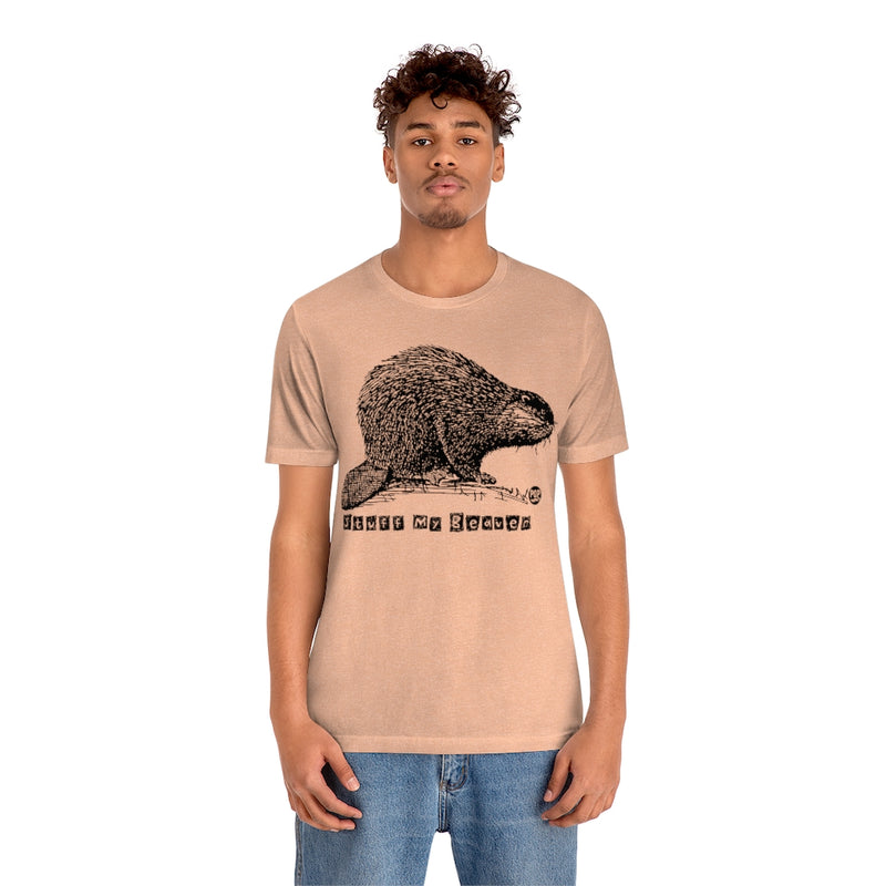 Load image into Gallery viewer, Stuff My Beaver Unisex Tee
