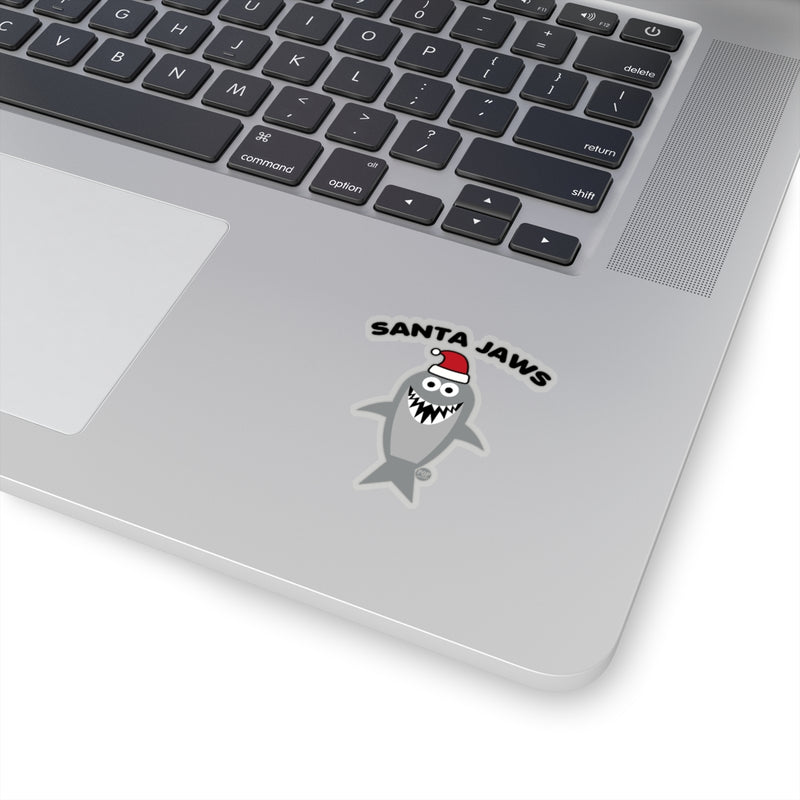Load image into Gallery viewer, Santa Jaws Shark Sticker
