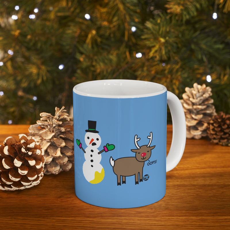 Load image into Gallery viewer, Reindeer Pee Snowman Mug
