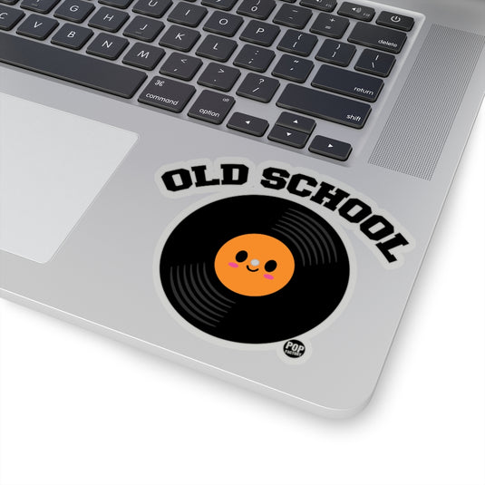 Old School Record Sticker