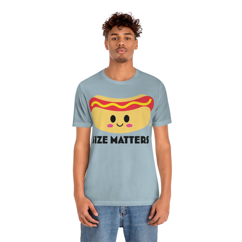 Load image into Gallery viewer, Size Matters Hot Dog Unisex Tee
