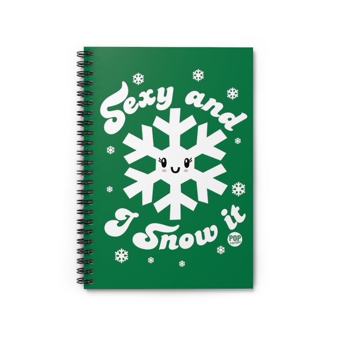 Sexy And Snow It Notebook