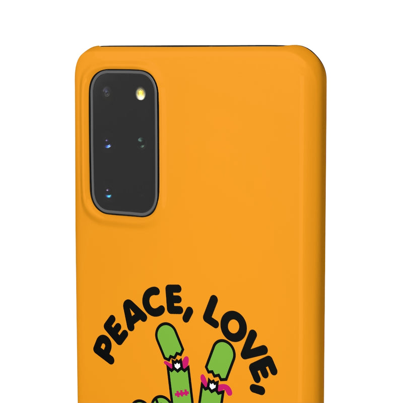 Load image into Gallery viewer, Peace Love Zombies Phone Case
