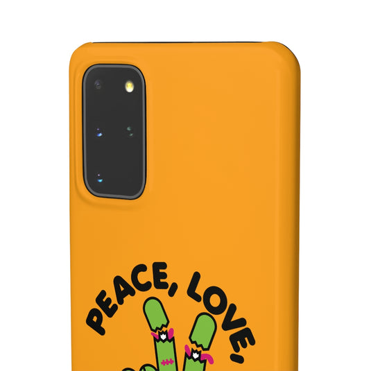 Peace Love Zombies Phone Case