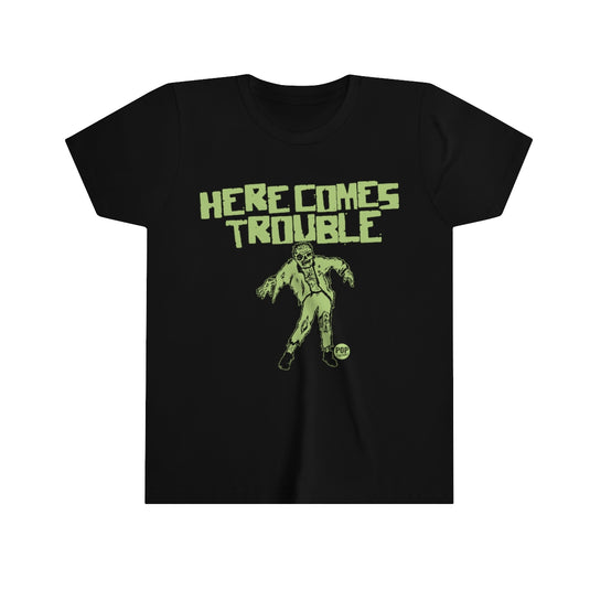 Here Comes Trouble Zombie Youth Short Sleeve Tee