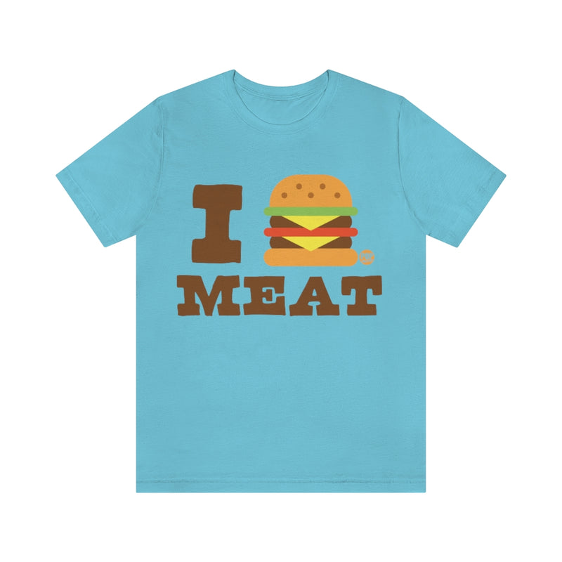 Load image into Gallery viewer, I Love Meat Burger Unisex Tee
