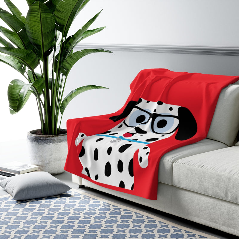Load image into Gallery viewer, Bow Wow Meow Dalmatian Blanket
