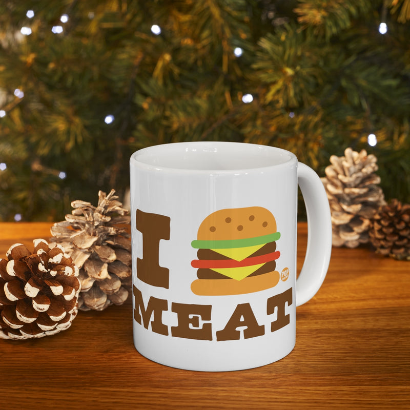 Load image into Gallery viewer, I Love Meat Burger Mug
