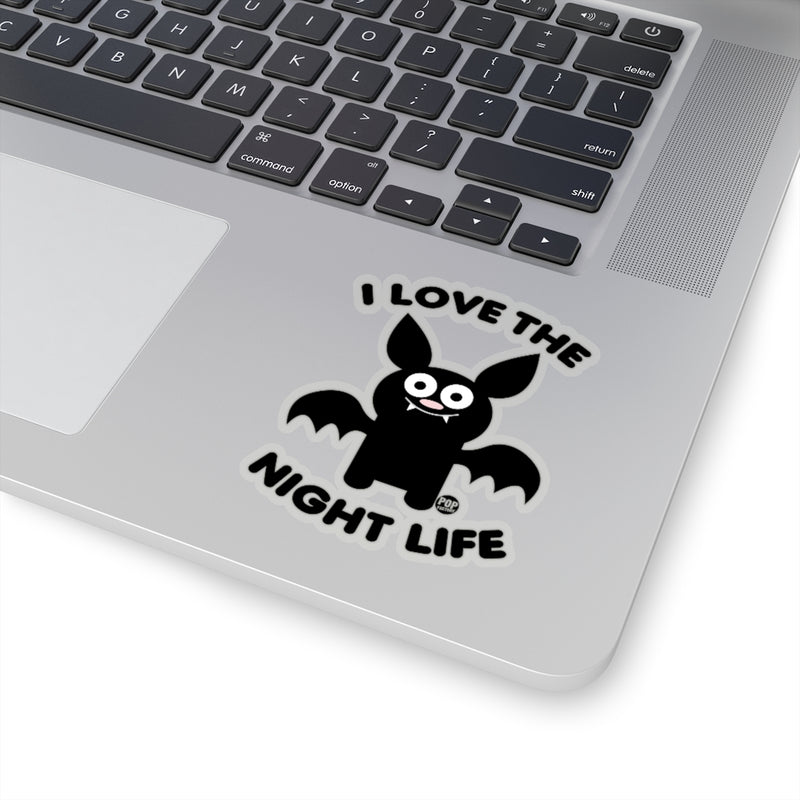 Load image into Gallery viewer, I Love Night Life Bat Sticker
