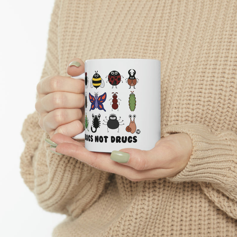 Load image into Gallery viewer, Bugs Not Drugs Mug
